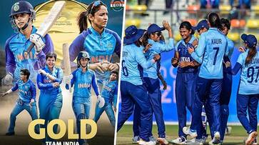 Its a GOLD! India celebrates women cricket team's Asian Games 2023 feat; congratulatory messages pour in snt Its a GOLD! India celebrates women cricket team's Asian Games 2023 feat; congratulatory messages pour in snt