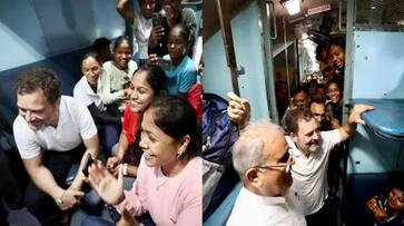 Rahul Gandhi Train Journey traveled 117 KM Reached Raipur from Bilaspur in 2 hours san Rahul Gandhi Train Journey traveled 117 KM Reached Raipur from Bilaspur in 2 hours san