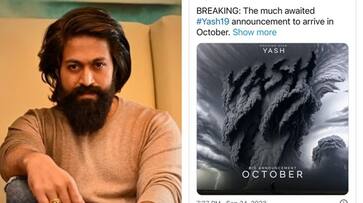 much awaited Yash 19 announcement to arrive in October san much awaited Yash 19 announcement to arrive in October san