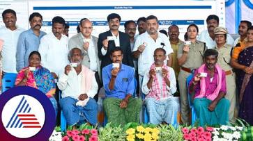 janata darshan Minister SS Mallikarjuna received the grievance from the public at davanagere rav janata darshan Minister SS Mallikarjuna received the grievance from the public at davanagere rav
