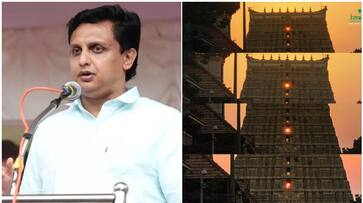 Minister PA Mohammad Riyas shared sri padmanabha temple sun set pictures prm Minister PA Mohammad Riyas shared sri padmanabha temple sun set pictures prm
