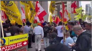 khalistan organizations protest in front of indian embassy in canada apn khalistan organizations protest in front of indian embassy in canada apn