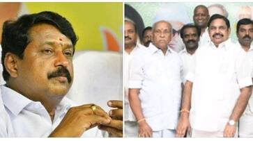 Nainar Nagendran brother Veera Perumal joined the AIADMK in the presence of Edappadi Palaniswamy KAK Nainar Nagendran brother Veera Perumal joined the AIADMK in the presence of Edappadi Palaniswamy KAK