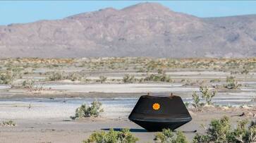 American Space Research Center NASA Big achievement there spacecraft collected a sample of a large asteroid and successfully soft landed in Utah desert akb American Space Research Center NASA Big achievement there spacecraft collected a sample of a large asteroid and successfully soft landed in Utah desert akb