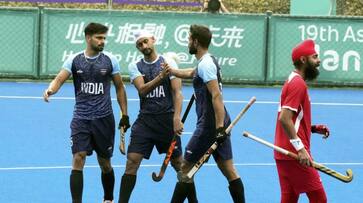 Indian Hockey Team beat Singapore by 16 -1 in Asian Games 2023 at Hangzhou Indian Hockey Team beat Singapore by 16 -1 in Asian Games 2023 at Hangzhou