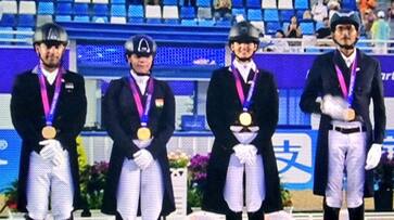 Asian Games 2023: India win historic first Equestrian gold medal in 41 years; 3rd this edition snt Asian Games 2023: India win historic first Equestrian gold medal in 41 years; 3rd this edition snt