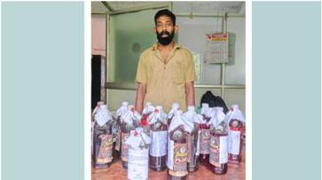illegal liquor sale in kayamkulam man arrested with 12 liters btb illegal liquor sale in kayamkulam man arrested with 12 liters btb