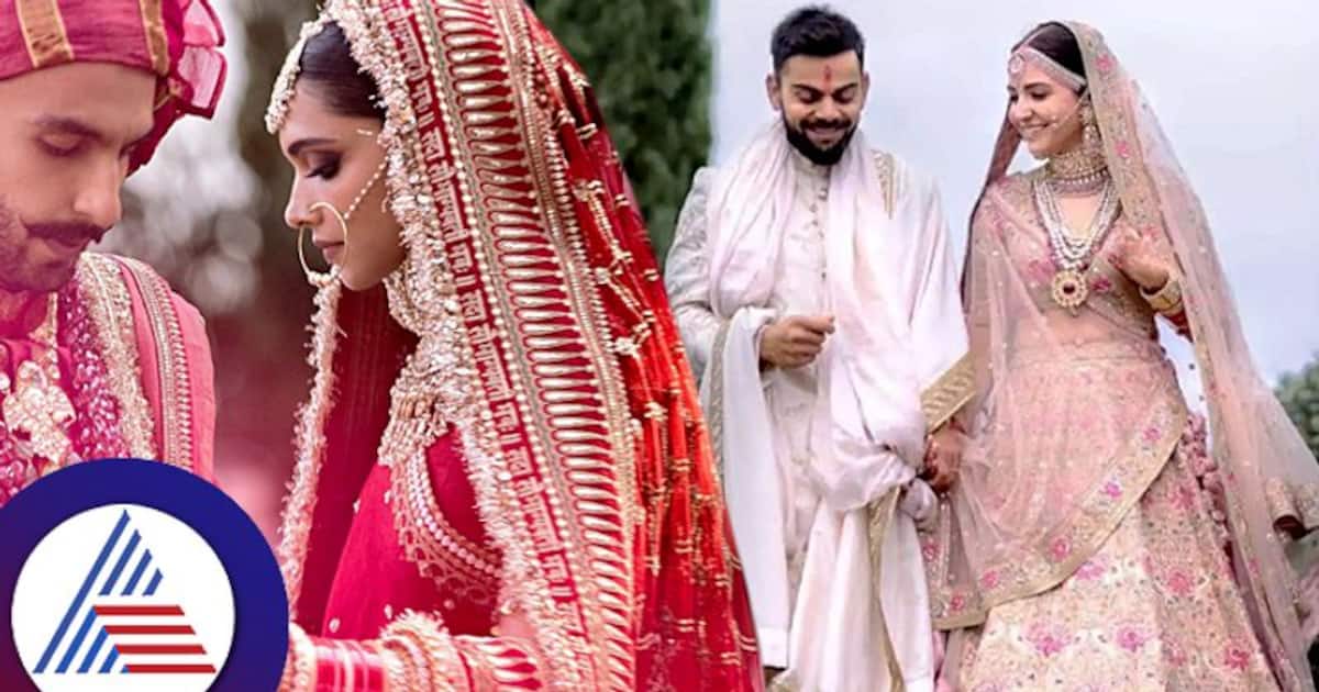 Anushka Sharma Deepika Padukone Aishwarya Rai Bachchan wore the most  expensive wedding lehengas in Bollywood