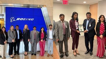 Karnataka Minister MB Patil invites US Company boeing to set up logistics pilot training institute san Karnataka Minister MB Patil invites US Company boeing to set up logistics pilot training institute san