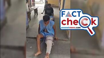 Reality revealed behind viral video of UP minor murder case accused legs beat up fact check jje Reality revealed behind viral video of UP minor murder case accused legs beat up fact check jje