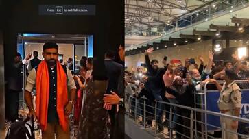 Pakistan Cricket Team arrives India after 7 years gap to play ODI World Cup 2023 gkc Pakistan Cricket Team arrives India after 7 years gap to play ODI World Cup 2023 gkc
