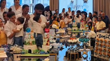 Nayanthara celebrate his sons uyir and ulag 1st birthday with cake feast in malaysia viral video gan Nayanthara celebrate his sons uyir and ulag 1st birthday with cake feast in malaysia viral video gan