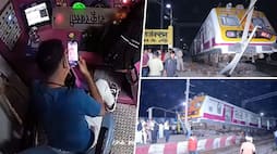 Drunk operator seen busy on phone before EMU train climbed onto platform WATCH AJR