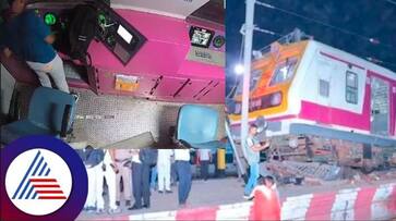 Mathura train Accident video shows Railway Crew on video call put bag on throttle of train engine akb Mathura train Accident video shows Railway Crew on video call put bag on throttle of train engine akb