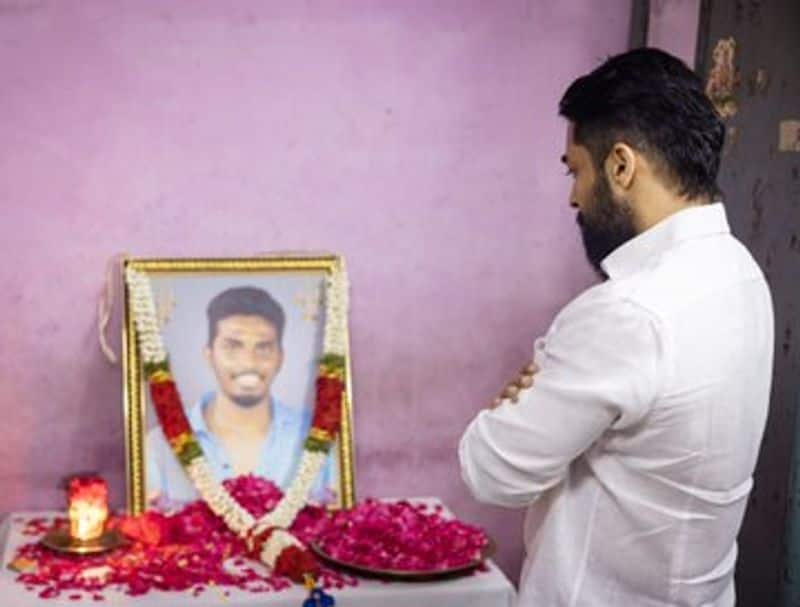 Tamil Star Suriya condolences to his die hard fan death NSK