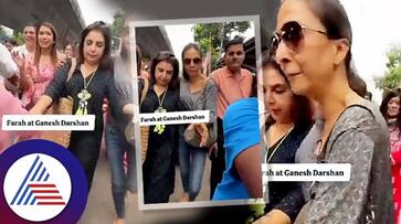 Actress Farah Khan went to visit Lord Ganesha drunk trolled in social media suc Actress Farah Khan went to visit Lord Ganesha drunk trolled in social media suc
