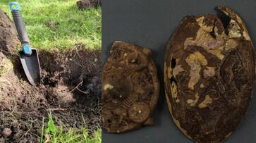 family looking for a lost gold earring in their garden with a metal detector discovered artifacts dating back more than 1000 years etj family looking for a lost gold earring in their garden with a metal detector discovered artifacts dating back more than 1000 years etj