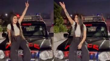 The Instagram reel of the young woman on the bonnet of the police vehicle went viral.. What happened?..ISR The Instagram reel of the young woman on the bonnet of the police vehicle went viral.. What happened?..ISR
