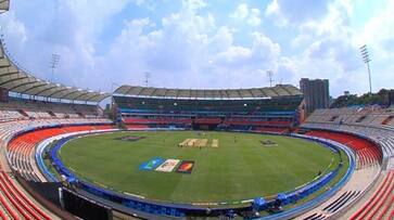 ODI World Cup Warm Up Matches started but South Africa vs Afghanistan, 2nd Warm-up match toss delayed to due rain at Thiruvananthapuram rsk ODI World Cup Warm Up Matches started but South Africa vs Afghanistan, 2nd Warm-up match toss delayed to due rain at Thiruvananthapuram rsk