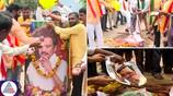 Karnataka Bandh: Protesters hold mock funeral of TN CM Stalin as Cauvery row continues (WATCH) vkp