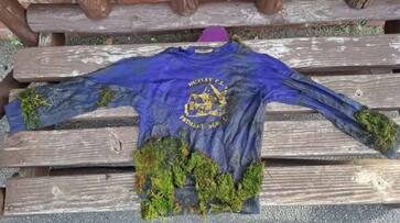 school jumper of Tommy Crank lost 20 years ago found in Huxley CofE Primary rlp school jumper of Tommy Crank lost 20 years ago found in Huxley CofE Primary rlp