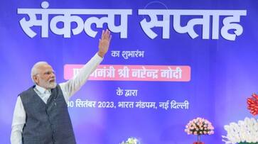 PM Modi launches Sankalp Saptaah, calls aspirational blocks programme a symbol of success of Team Bharat PM Modi launches Sankalp Saptaah, calls aspirational blocks programme a symbol of success of Team Bharat