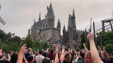 Harry Potter fans pay tribute to Michael Gambon at Hogwarts Castle in a unique way watch avv