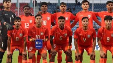 India won the U-19 SAFF Championship by beating Pakistan 3-0 in football CRA India won the U-19 SAFF Championship by beating Pakistan 3-0 in football CRA