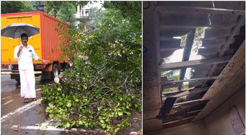 kerala weather updates Rain causes widespread damage in Kottayam joy