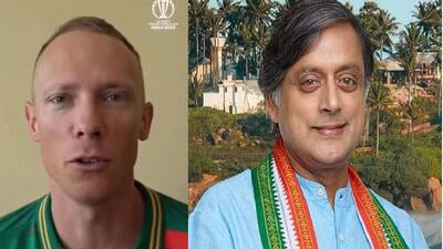 ICC World cup 2023 South Africa cricketers fail to pronounce Thiruvananthapuram shashi tharoor tweet viral ckm