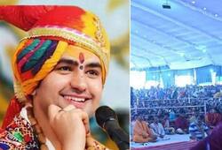 Bageshwar Baba Pandit Dhirendra Shastri divya darbar organized in Alwar before Rajasthan elections 2023 zrua