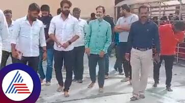 Actor Raghavendra Rajkumar visited Male Mahadeshwar tekmple with his family today rav Actor Raghavendra Rajkumar visited Male Mahadeshwar tekmple with his family today rav