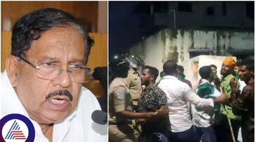Home Minister Dr Parameshwar irresponsible response to Shivamogga communal conflict sat Home Minister Dr Parameshwar irresponsible response to Shivamogga communal conflict sat
