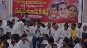 Nara Lokesh satyameva jayate deeksha at New Delhi AKP Nara Lokesh satyameva jayate deeksha at New Delhi AKP