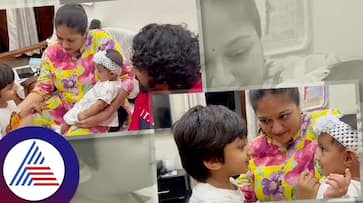 Dhruva Sarjas first daughter celebrates her first birthday today suc Dhruva Sarjas first daughter celebrates her first birthday today suc