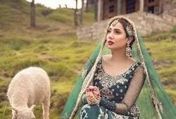 mahira khan 10 lehenga, sharara suit collection ZKAMN