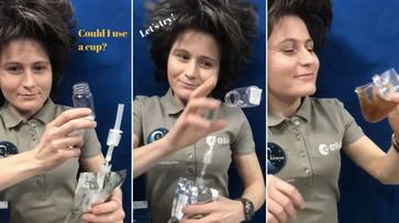 Coffee in space! Astronaut shares unique morning brew experience on the ISS; video goes viral - WATCH snt Coffee in space! Astronaut shares unique morning brew experience on the ISS; video goes viral - WATCH snt