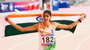 Parul Chaudhary won Gold in Womens 5000m Race in Asian Games at Hangzhou rsk Parul Chaudhary won Gold in Womens 5000m Race in Asian Games at Hangzhou rsk