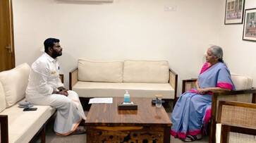 Tamilnadu BJP Leader K Annamalai met Finance Minister Nirmala Sitharaman in delhi ans Tamilnadu BJP Leader K Annamalai met Finance Minister Nirmala Sitharaman in delhi ans