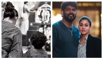 Nayanthara in Malaysia: Jawan actress visits temple with twin sons and Vignesh Shivan (Photos) RBA Nayanthara in Malaysia: Jawan actress visits temple with twin sons and Vignesh Shivan (Photos) RBA