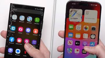 iPhone 15 Pro Max vs Samsung Galaxy S23 Ultra Who won the drop test WATCH gcw iPhone 15 Pro Max vs Samsung Galaxy S23 Ultra Who won the drop test WATCH gcw