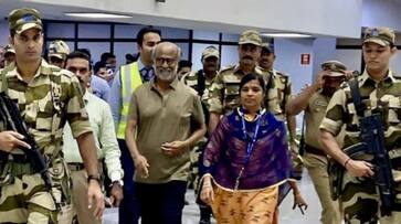 Superstar Rajinikanth arrives in Thiruvananthapuram for 'Thalaivar 170' shooting rkn Superstar Rajinikanth arrives in Thiruvananthapuram for 'Thalaivar 170' shooting rkn