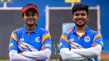 Archery Compound Mixed Team Jyothi Vennam and Ojas Pravin Deotale won Gold medal in Asian Games at Hangzhou rsk Archery Compound Mixed Team Jyothi Vennam and Ojas Pravin Deotale won Gold medal in Asian Games at Hangzhou rsk