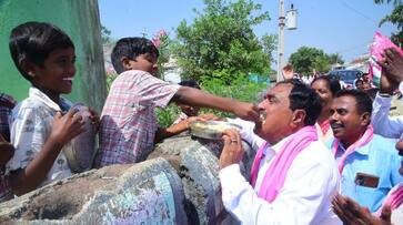 dalit student fed rice to minister errabelli dayakar rao ksp dalit student fed rice to minister errabelli dayakar rao ksp