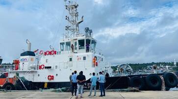 Kerala: Dolphin No. 27 tug reaches Vizhinjam port; Dolphin No. 37 to reach today rkn Kerala: Dolphin No. 27 tug reaches Vizhinjam port; Dolphin No. 37 to reach today rkn