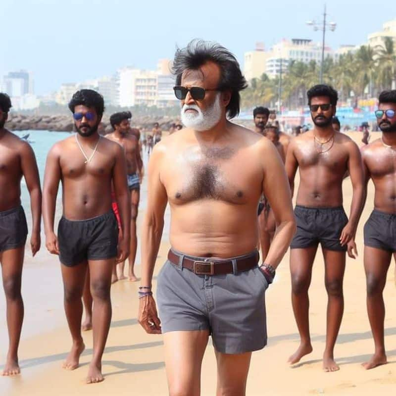 ai generated photos of superstar rajinikanth gone viral after thalaivar 170 Shooting starts vvk