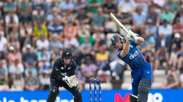 ODI World Cup 2023: New Zealand keeps a check on England as top order fails to impress avv ODI World Cup 2023: New Zealand keeps a check on England as top order fails to impress avv