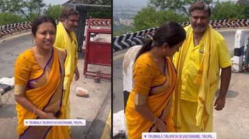 Actor Rajeev Kanakala and Anchor Suma At Tirumala Actor Rajeev Kanakala and Anchor Suma At Tirumala