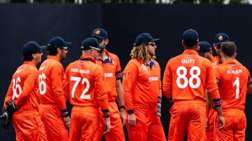 New Zealand and Netherlands clash today in 6th Match of Cricket World Cup at Hyderabad rsk New Zealand and Netherlands clash today in 6th Match of Cricket World Cup at Hyderabad rsk