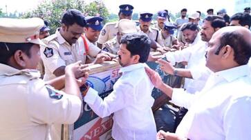 Nara Lokesh going to Rajahmundry to meet Chandrababu AKP Nara Lokesh going to Rajahmundry to meet Chandrababu AKP